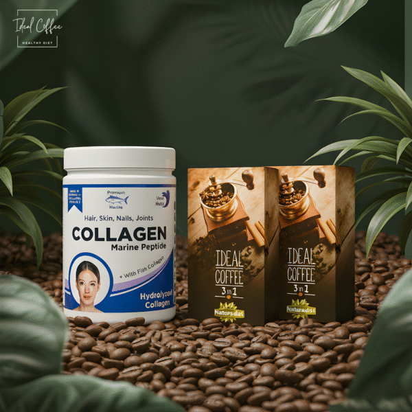 عروض القهوة المثالية 2 قهوة تخسيس + 1 كولاجين هدية